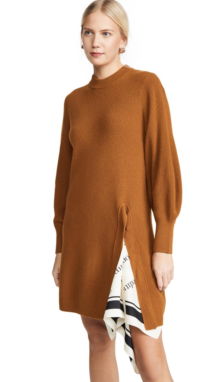 Edition10 Sweater Dress With Buttons