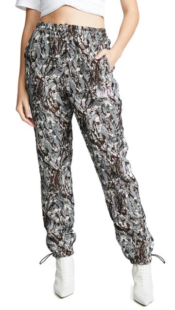 M I S B H V Camouflage Track Pants