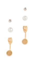 Madewell Front Back Stud Earring Set