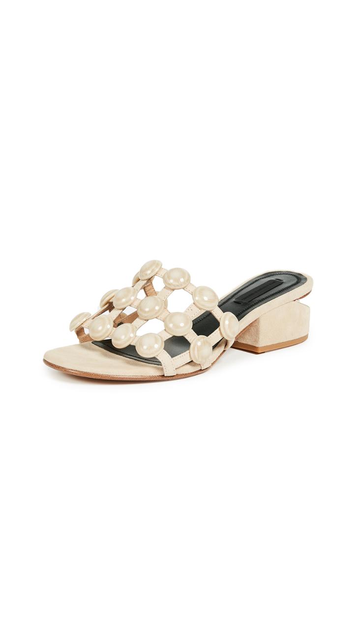 Alexander Wang Lou Caged Slides