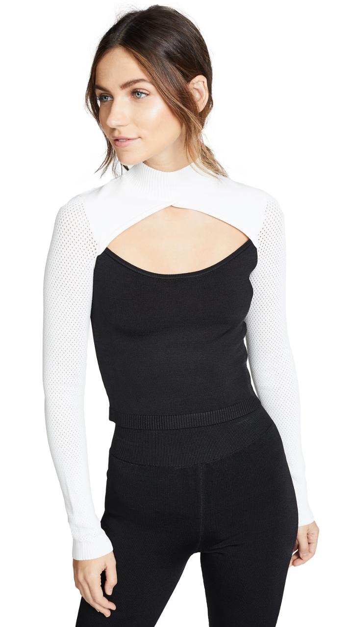 Fleur Du Mal Cutout Knit Top