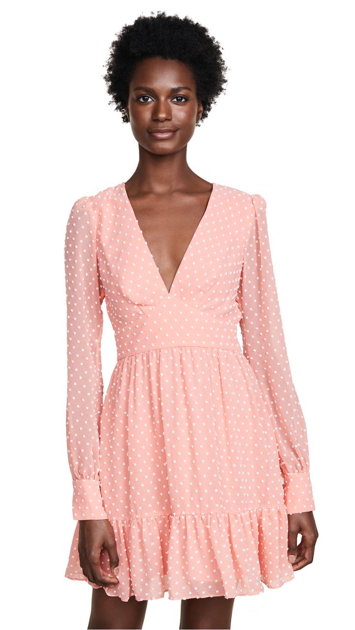 Saloni Lea Cutout Dress