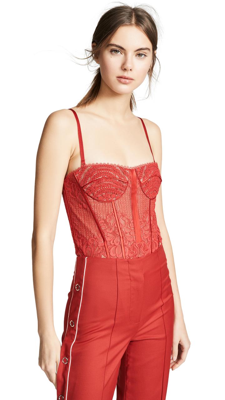 Jonathan Simkhai Bustier Bodysuit