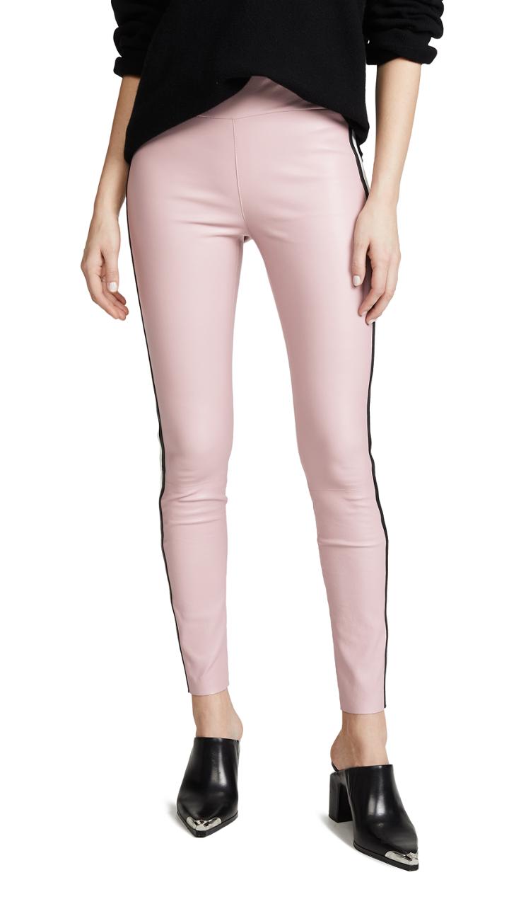 Sprwmn Bi Color Stripe Leggings