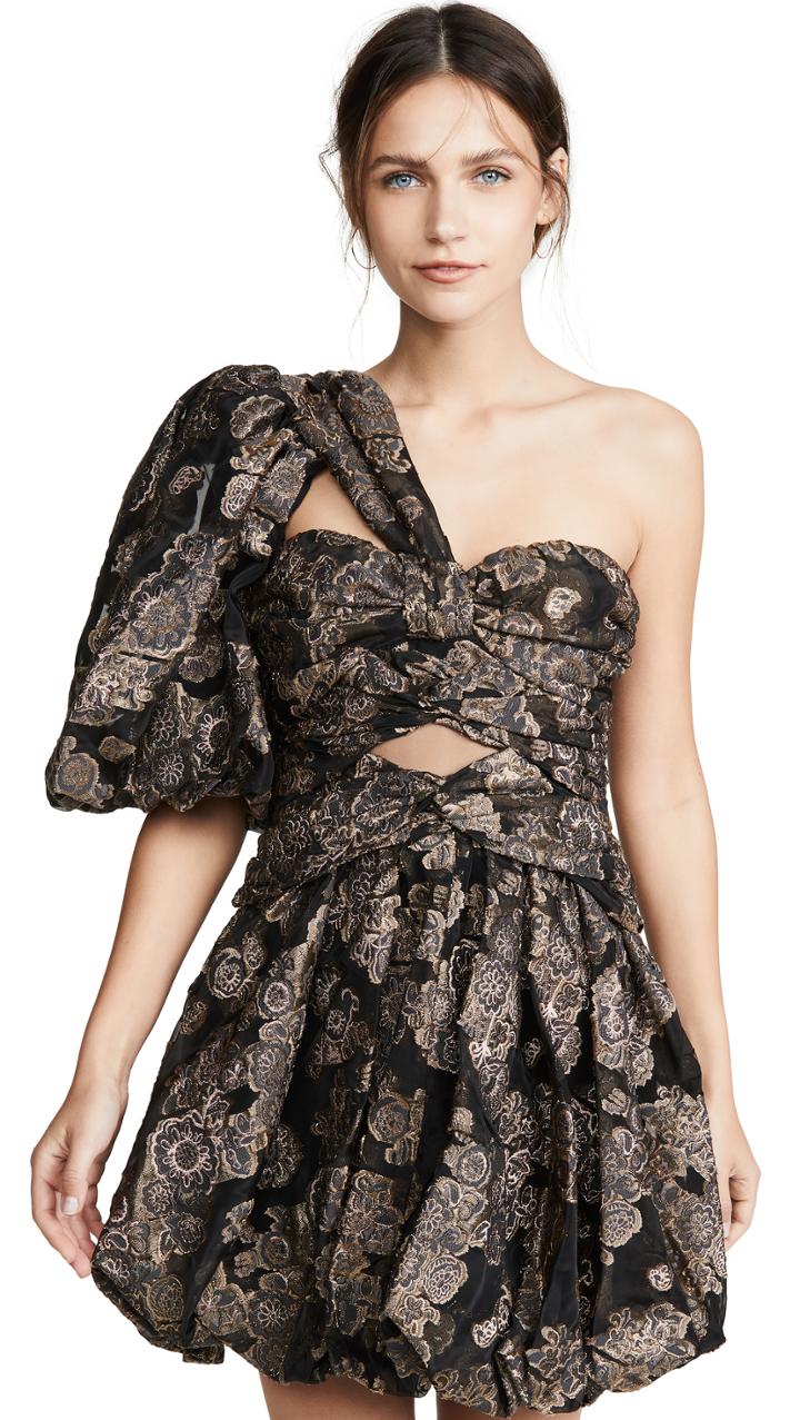 Thurley Jacquard Lantern Dress