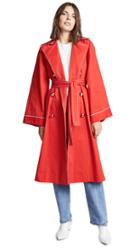 Nina Ricci Red Trench Coat