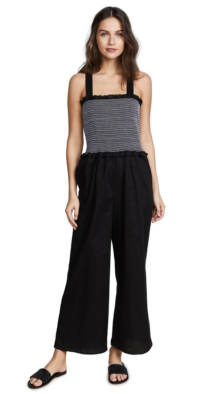 Kisuii Yam Smocked Jumpsuit