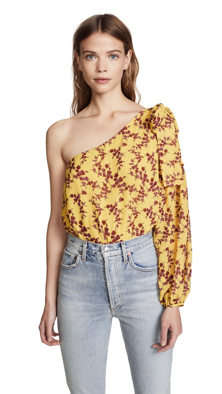 Amanda Uprichard One Shoulder Top
