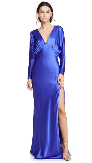 Michelle Mason Dolman Sleeve Gown