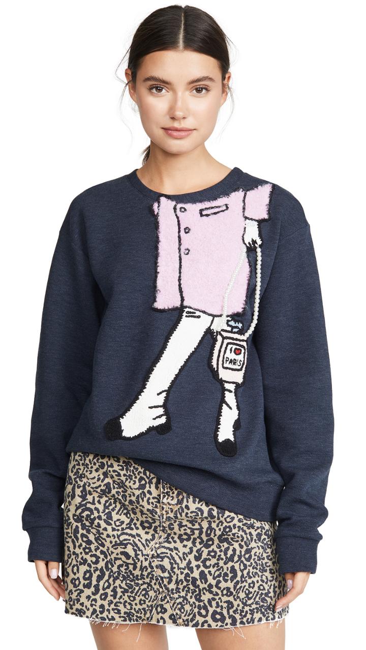 Michaela Buerger I Love Paris Fancy Sweatshirt