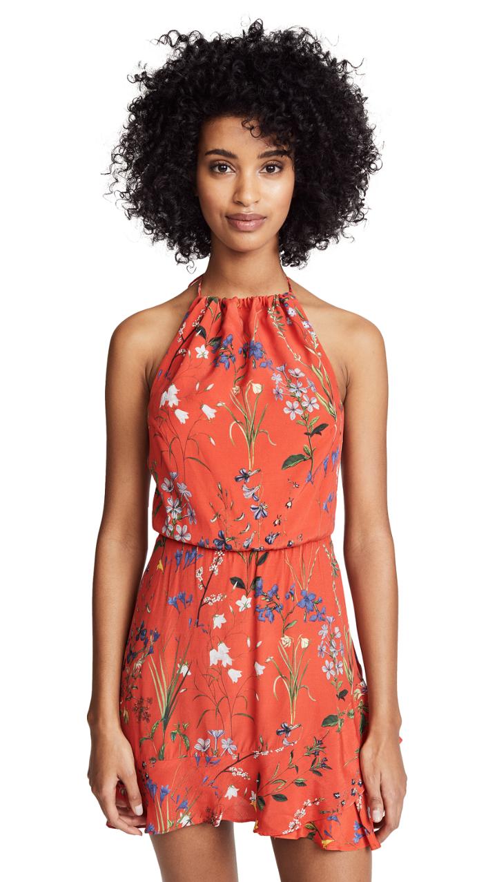 Backstage Halter Mini Dress
