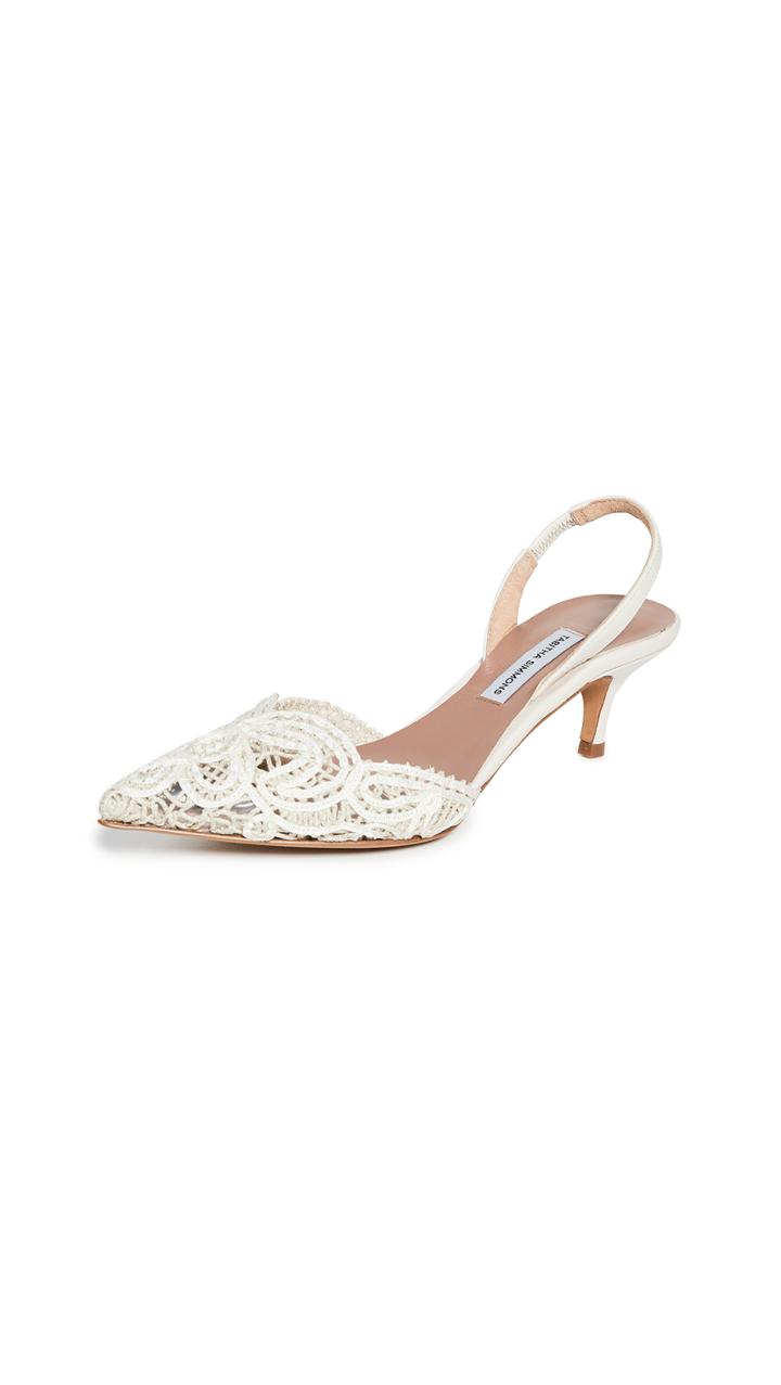 Tabitha Simmons Phebe Floret Slingback Sandals