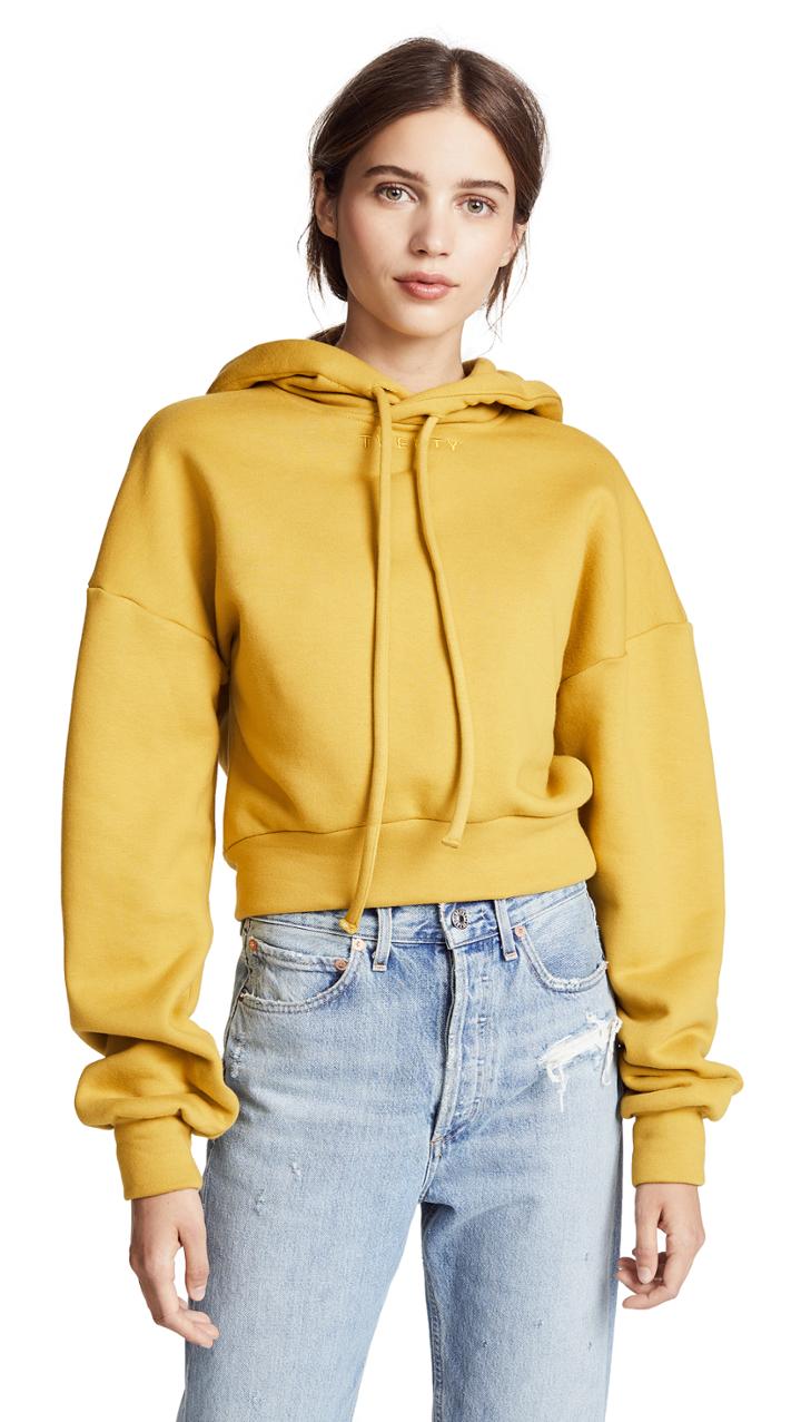 Twenty Tees Pride Terry Long Sleeve Cropped Hoodie