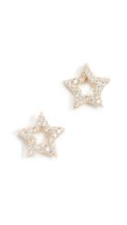 Shashi Open Star Stud Earrings