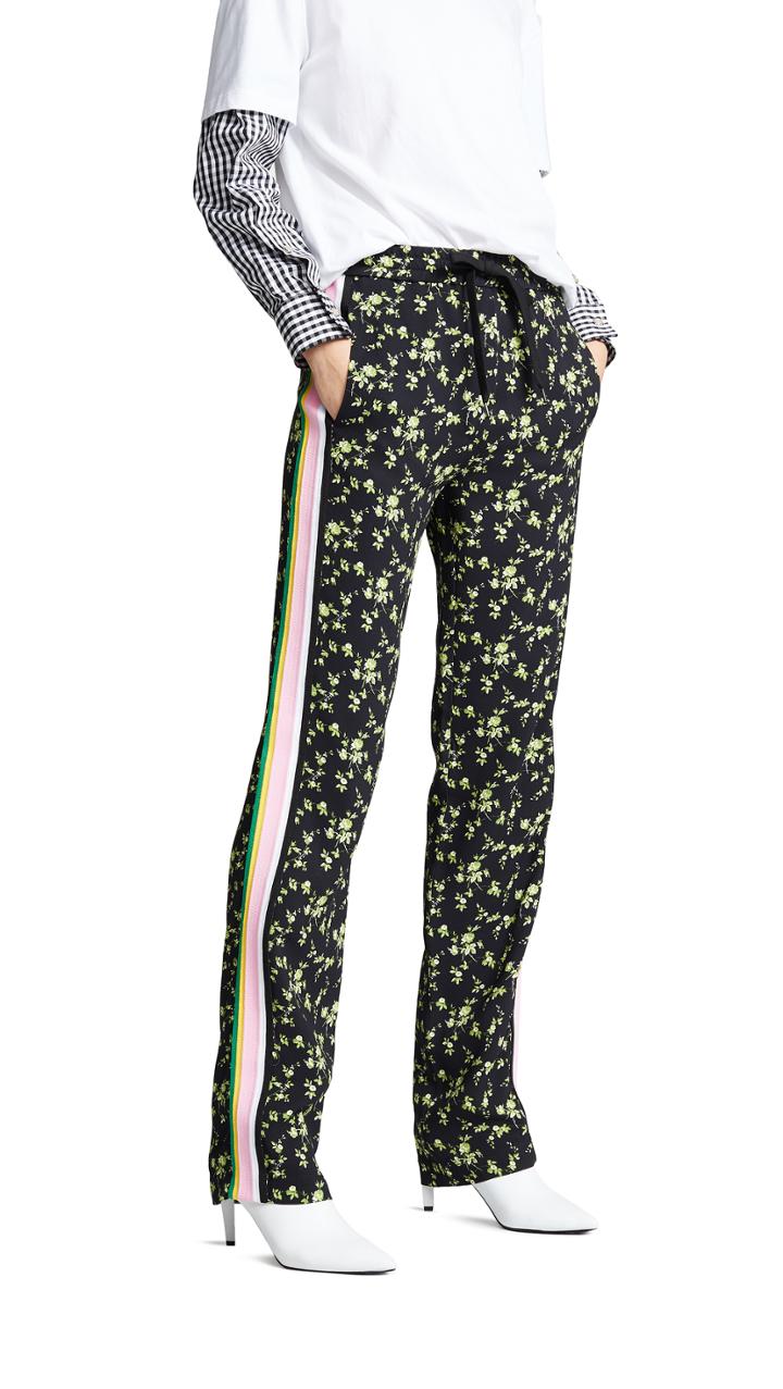 No 21 Floral Track Pants