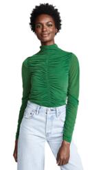 Diane Von Furstenberg Ruched Turtleneck