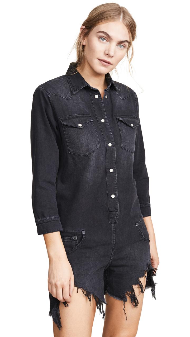 R13 Cowboy Romper