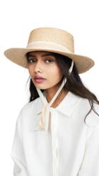 Madewell Stampede Strap Straw Boater Hat