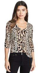 Atm Anthony Thomas Melillo Leopard Print Pullover