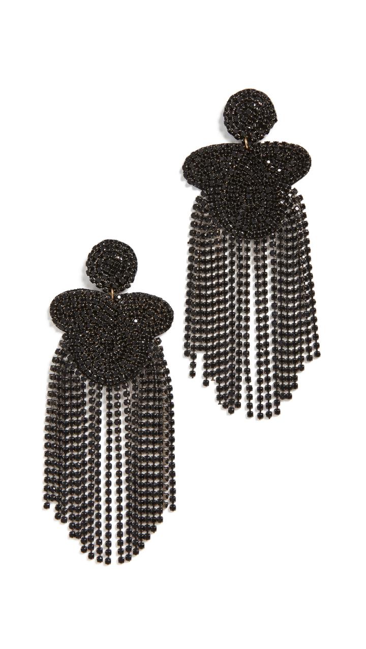 Kenneth Jay Lane Crystal Waterfall Earrings