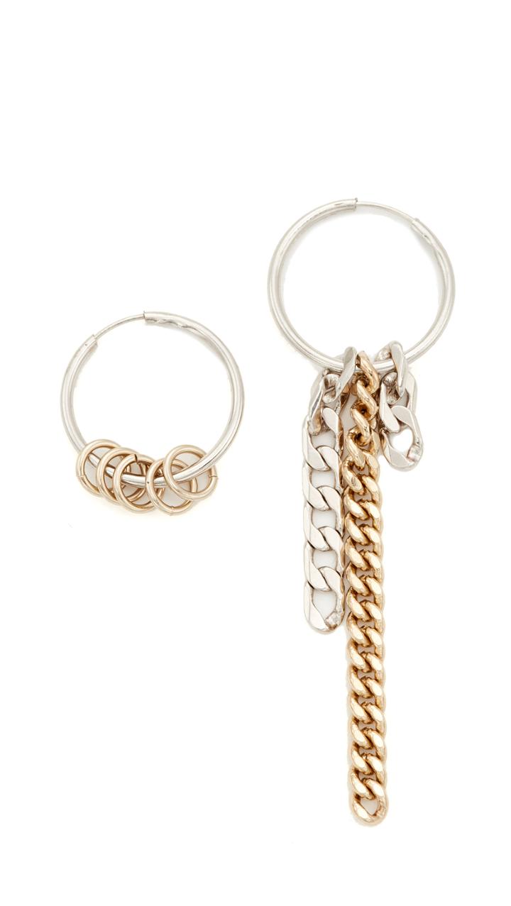 Justine Clenquet Jane Hoop Earrings