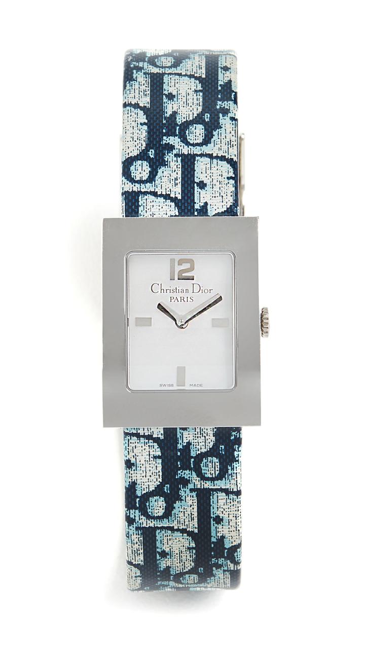 What Goes Around Comes Around Dior Navy Mono Stainless 20mm Watch