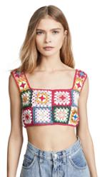 Farm Rio Crochet Top