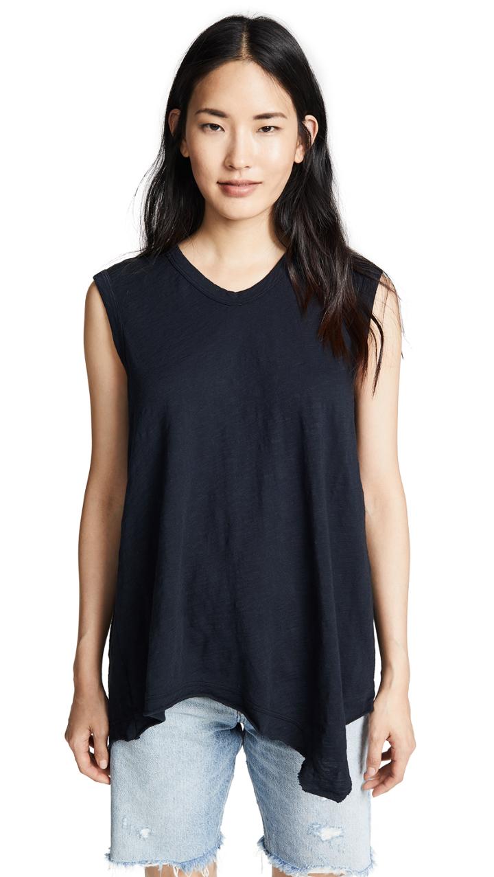 Wilt Easy Shell Slanted Tank Top
