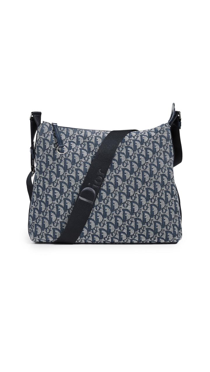 What Goes Around Comes Around Dior Canvas Messenger Bag