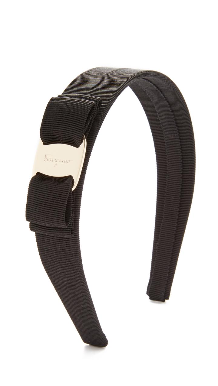 Salvatore Ferragamo Vara Bow Wide Headband