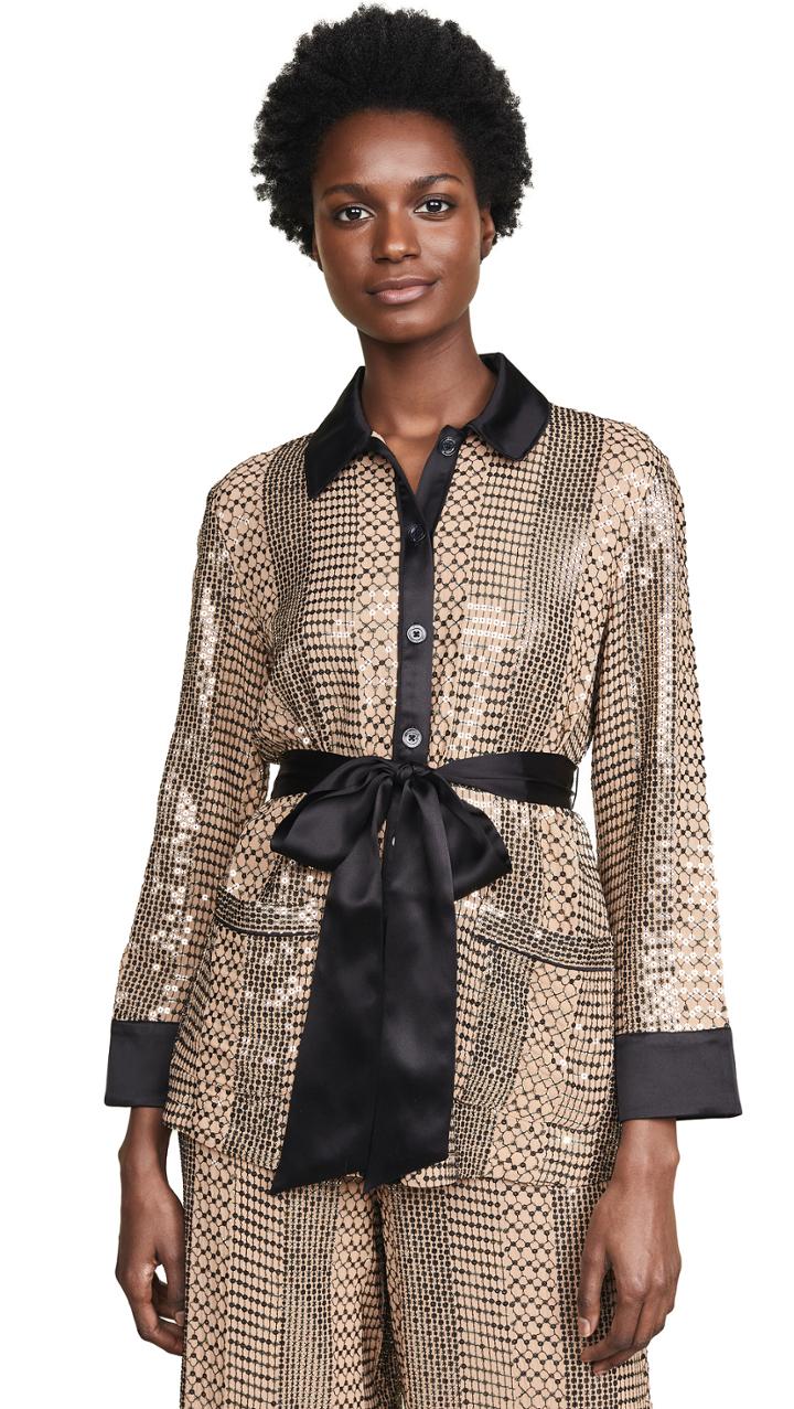 Temperley London Platinum Shirt