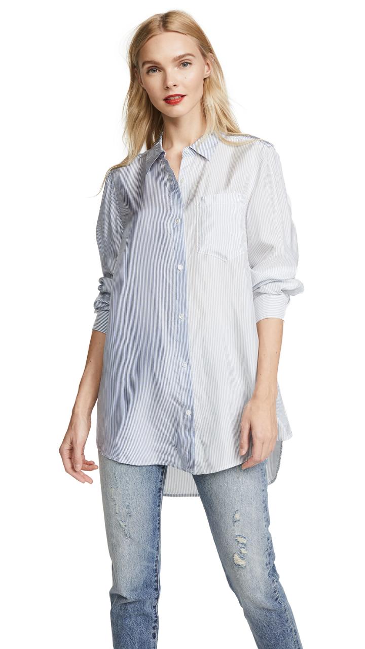 T By Alexander Wang Long Sleeve Button Down Shirt
