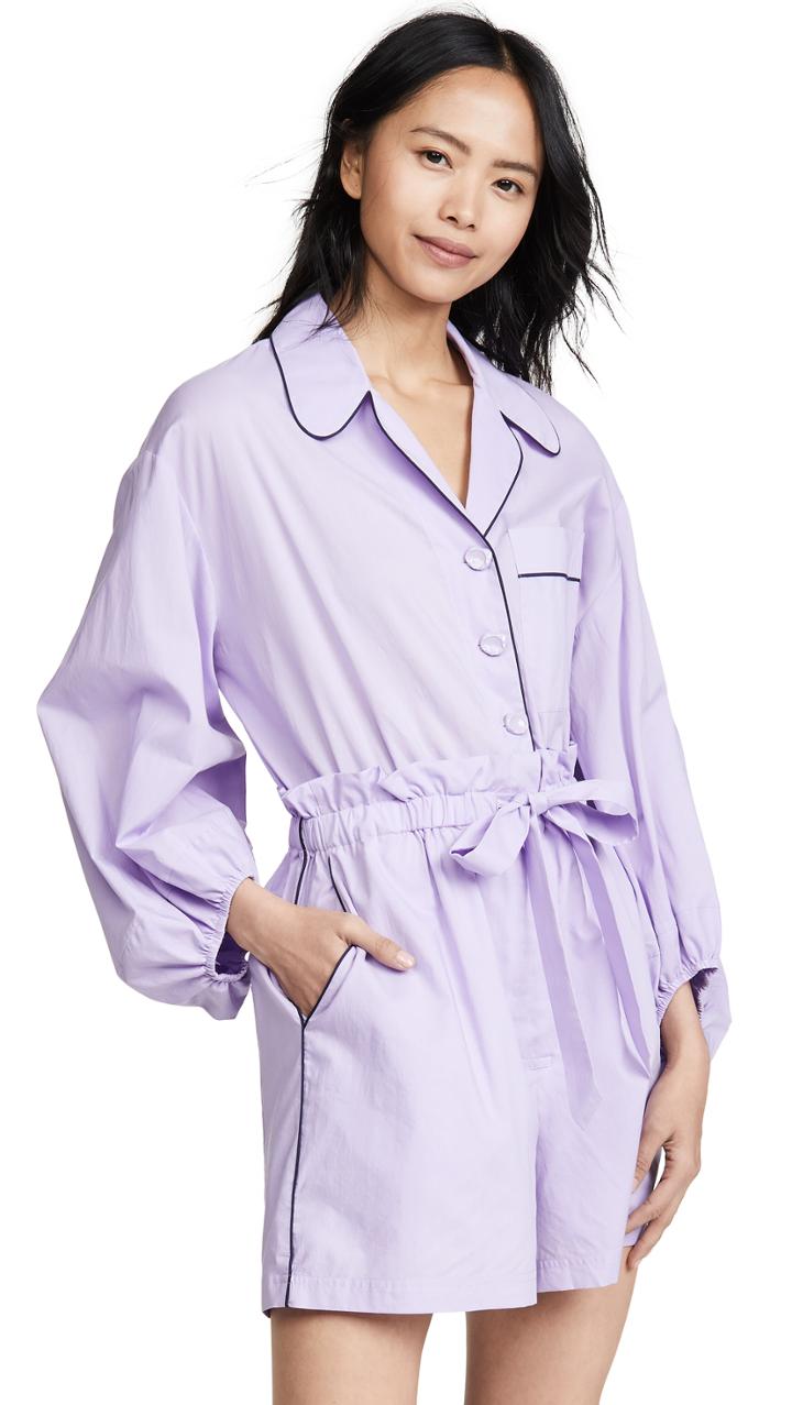 Tibi Pajama Romper