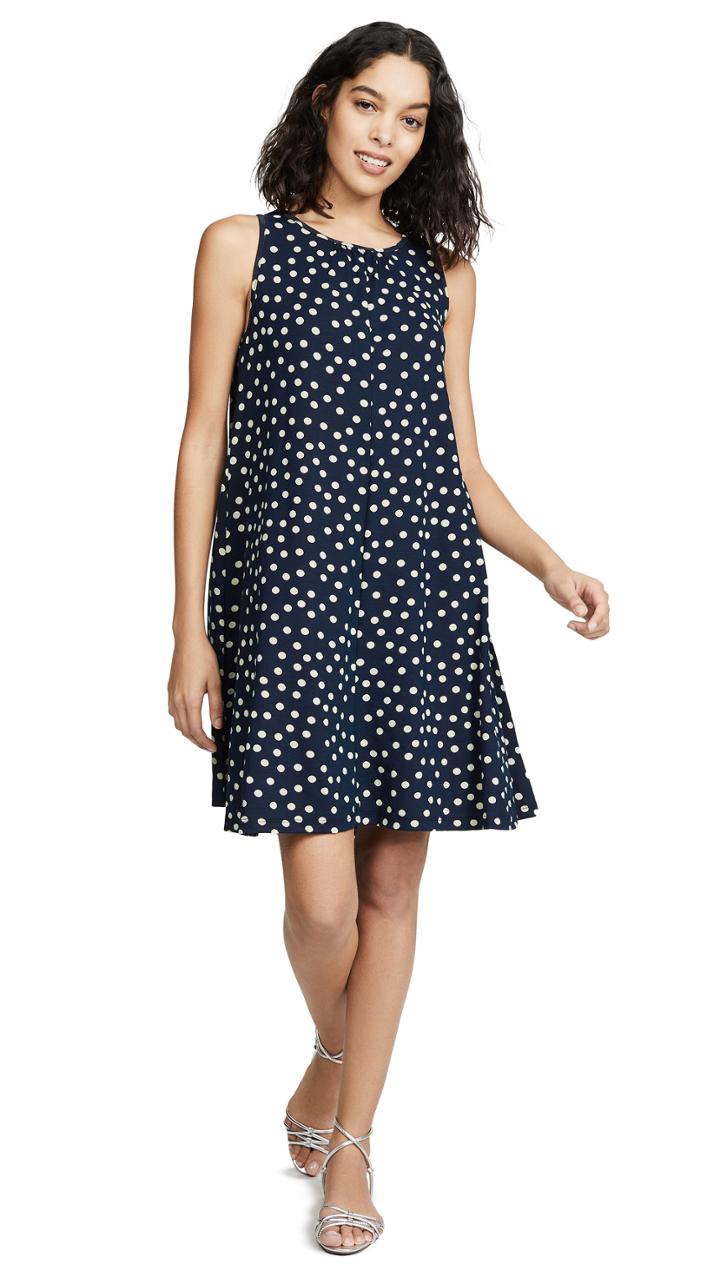Three Dots Spring Dot Dress