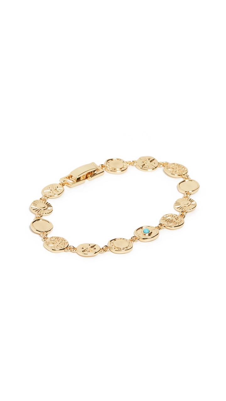 Gorjana Cruz Mixed Coin Bracelet