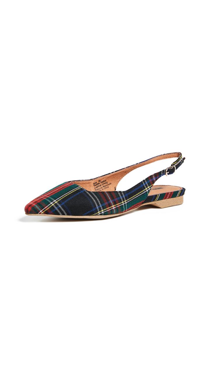 Matiko Lori Point Toe Slingback Flats