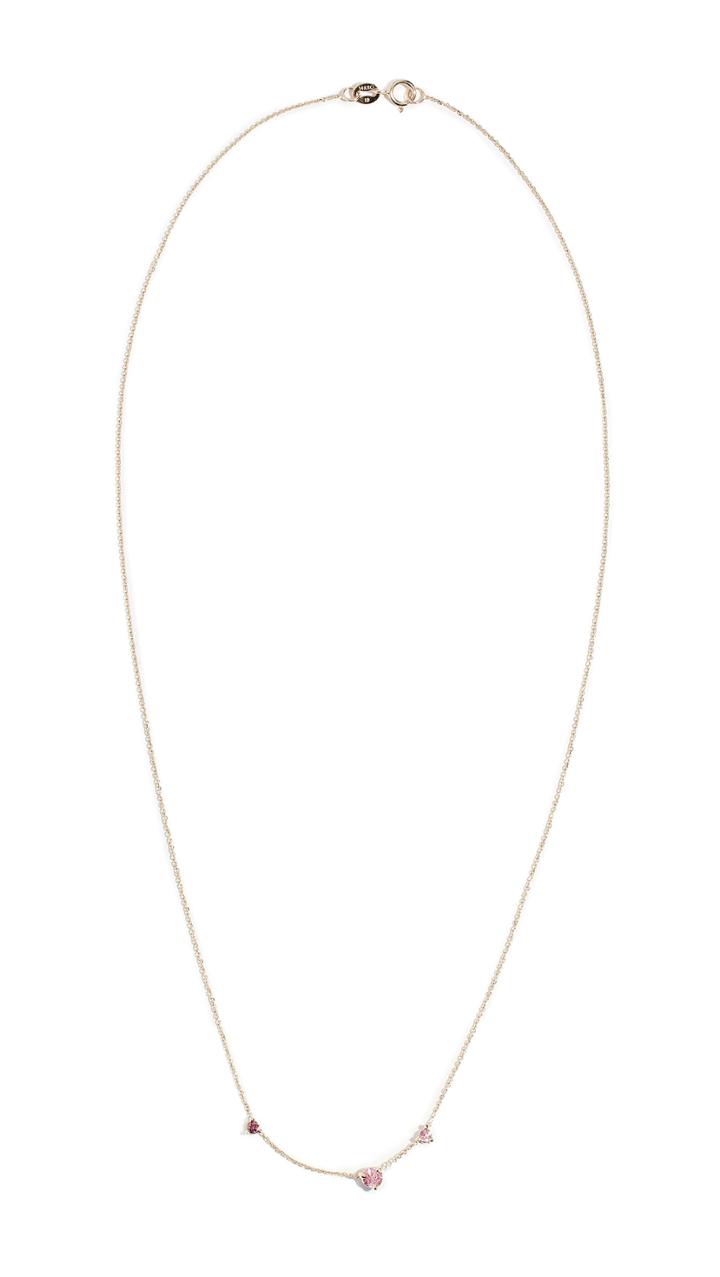 Wwake 14k Three Step Necklace