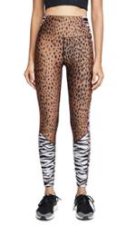 Good American Active Animal Mix 7 8 Leggings