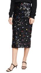 Tata Naka Polka Dot Jacquard With Beaded Front