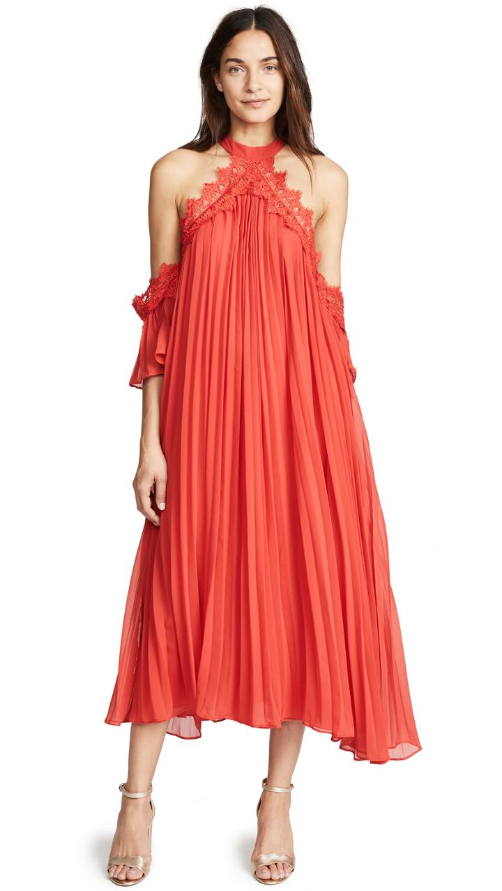 Glamorous True Decadence Maxi Dress With Pleats