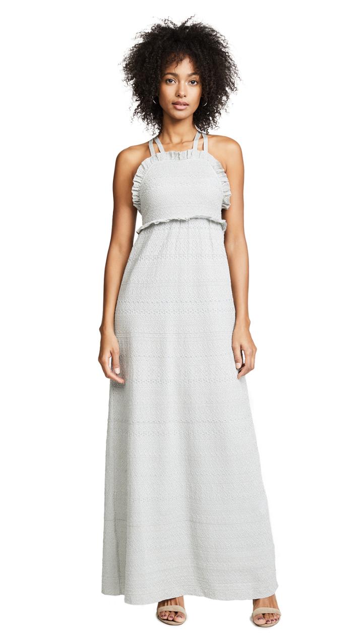 M Missoni Ruffle Halter Gown