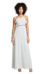 M Missoni Ruffle Halter Gown