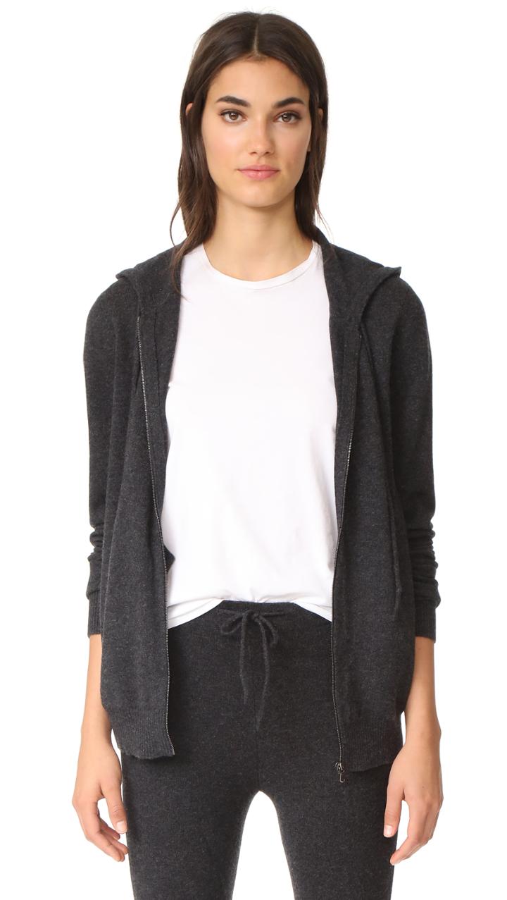 Le Kasha Cashmere Zip Up Hoodie
