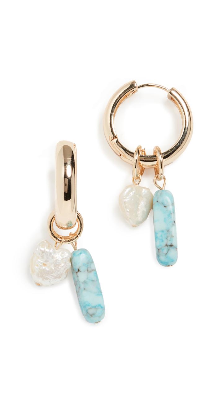 Baublebar Daisy Huggie Earrings