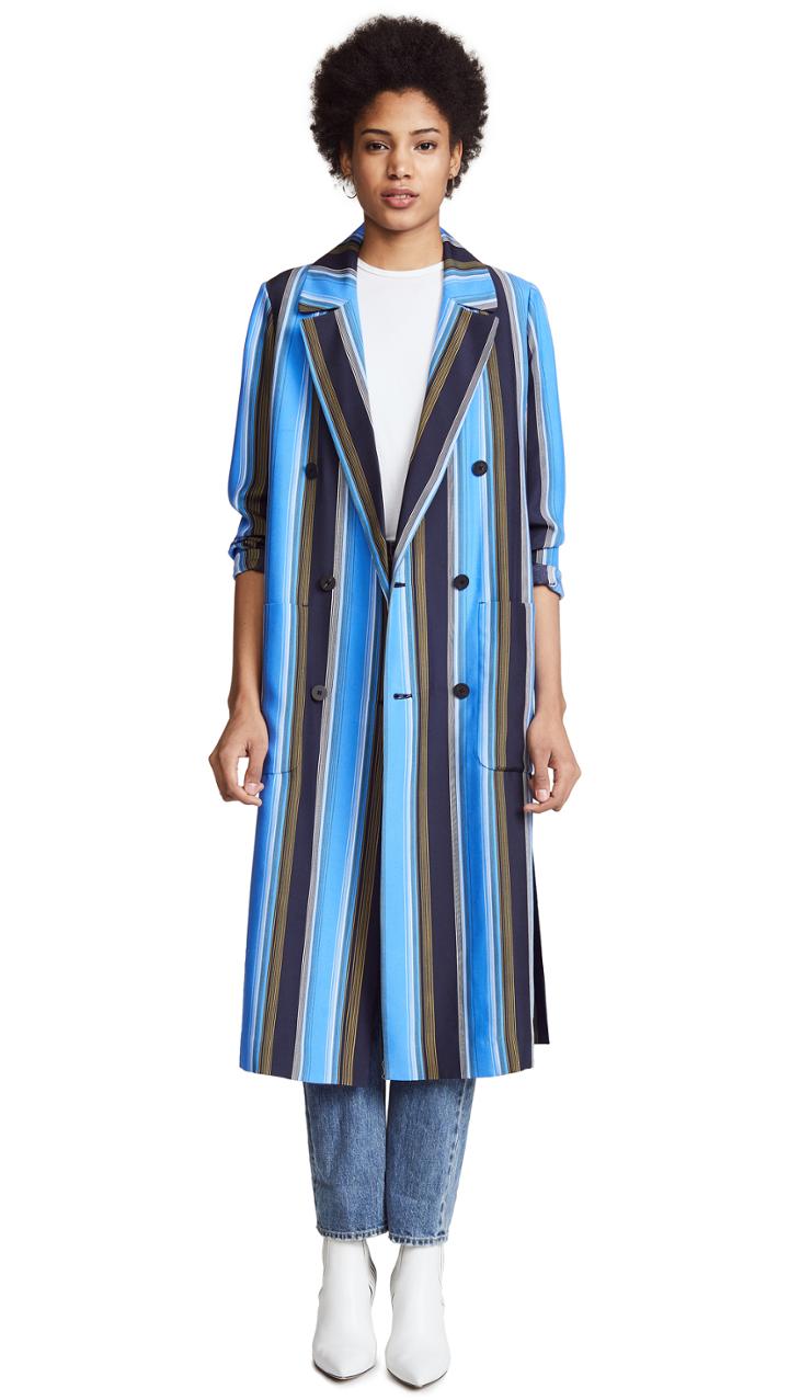 Diane Von Furstenberg Floor Length Jacket