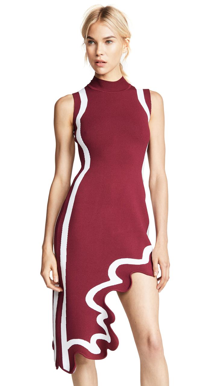 Ph5 Iris Wide Border Asymmetrical Dress