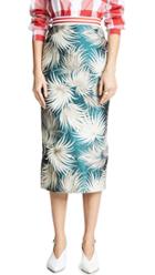 Stella Jean Floral Midi Skirt