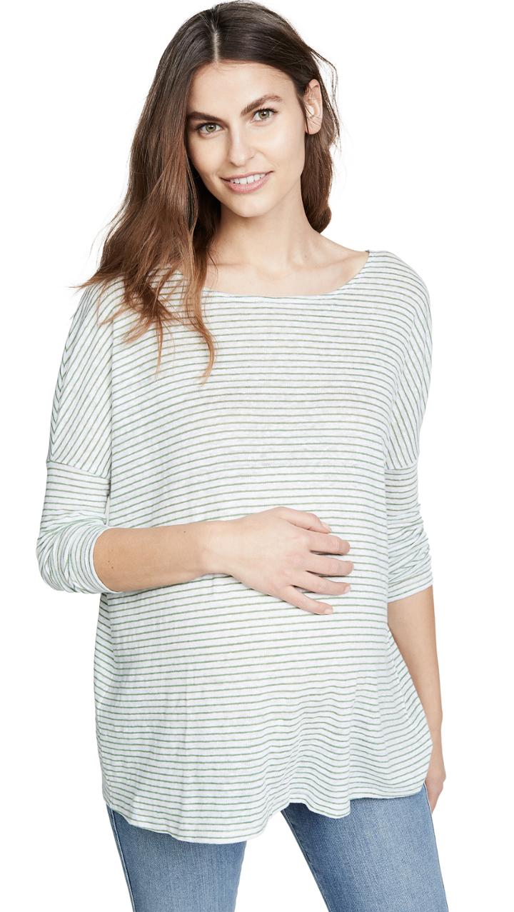 Hatch The Linen Long Sleeve Tee
