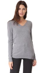 Bop Basics V Neck Cashmere Sweater