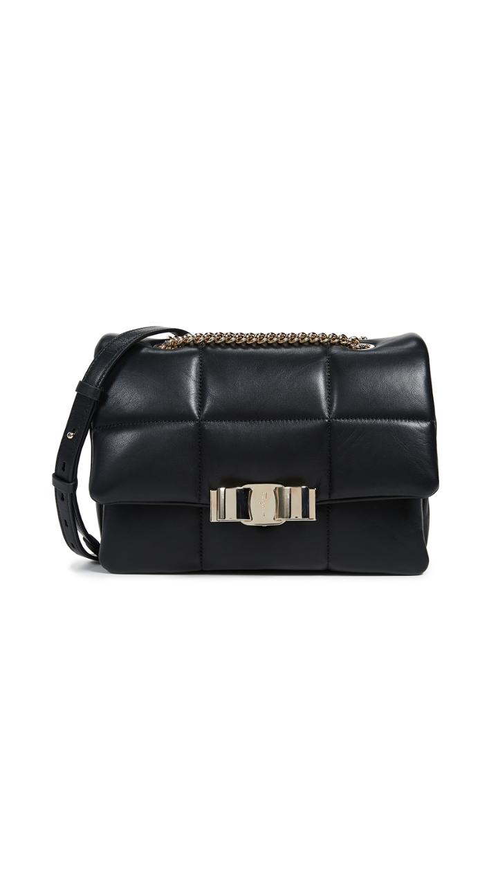 Salvatore Ferragamo Vara Soft Shoulder Bag